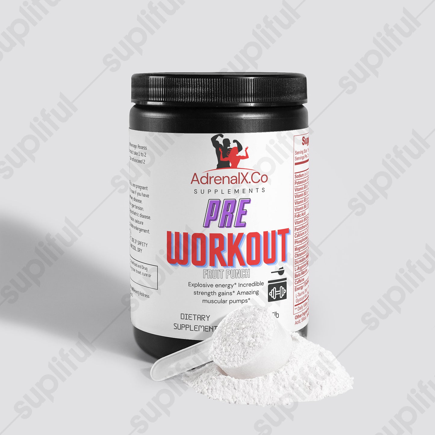 ADRENALX Pre-Workout  (Fruit Punch)